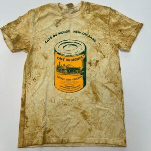 Café Du Monde New Orleans Tie-Dye T-Shirt Coffee & Chicory Graphic Tee